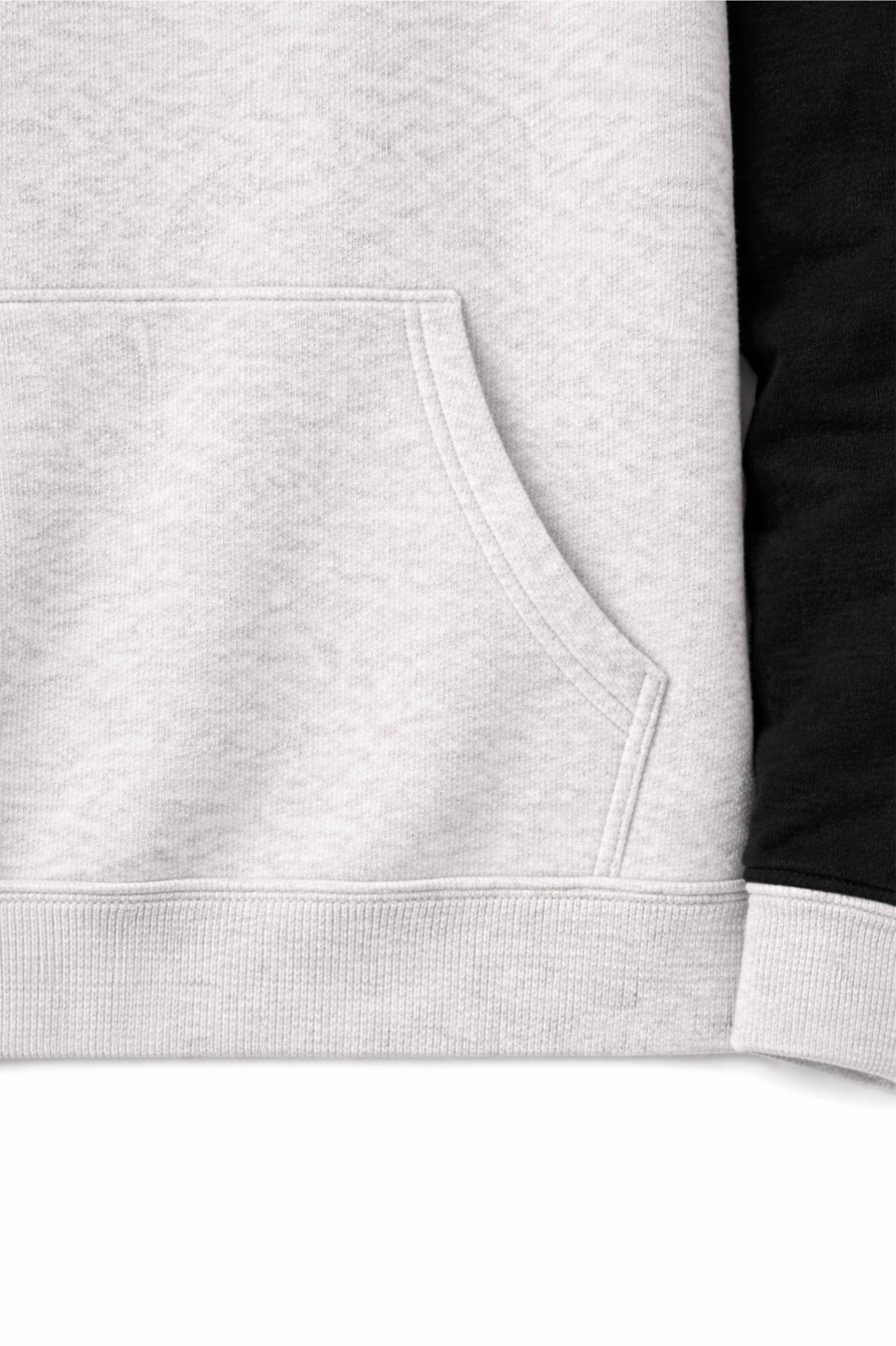 XAPE Blockline Raglan Hoodie - Oatmeal Heather/Black