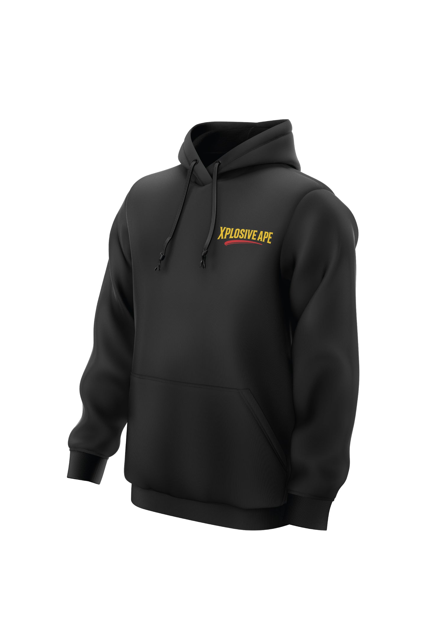 XAPE Pec Flys String Hoodie - Black