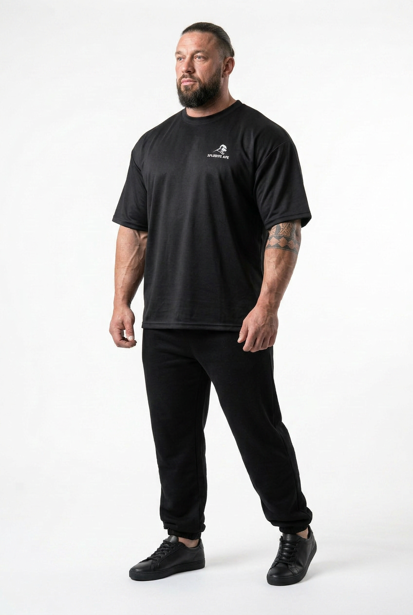 XAPE Track Force Oversized Tee - Black