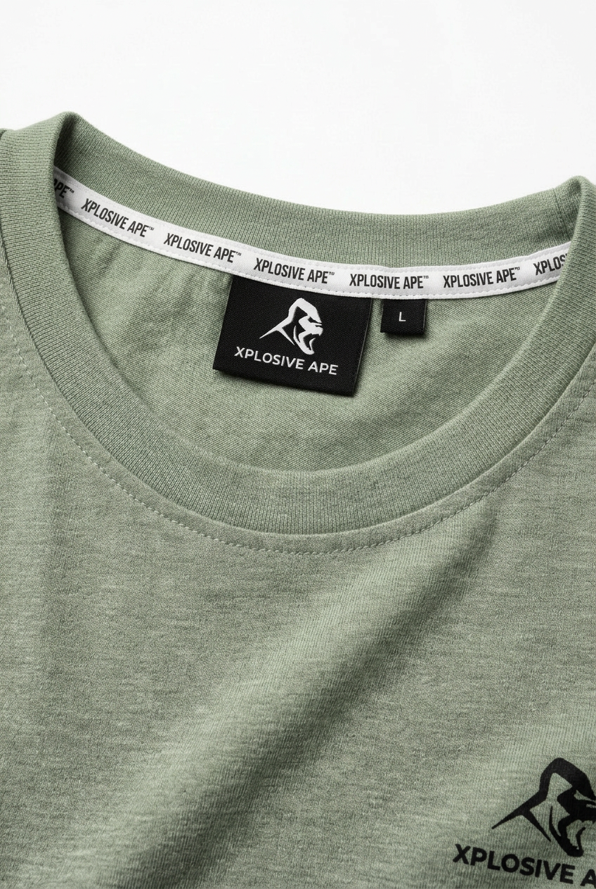 XAPE Graffiti V3 Oversized Tee - Sage