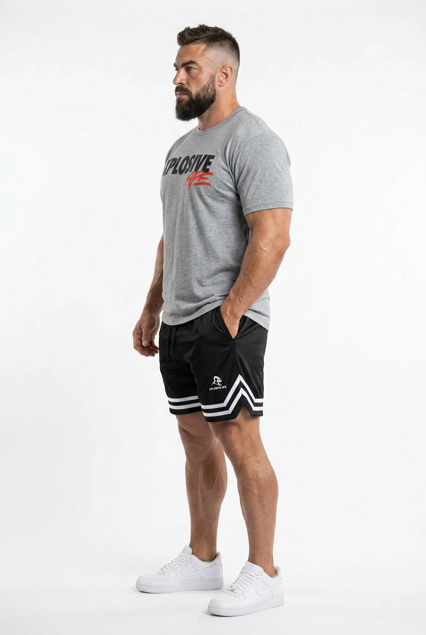 XAPE Strike Shorts - Black/White