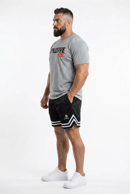 XAPE Strike Shorts - Black/White