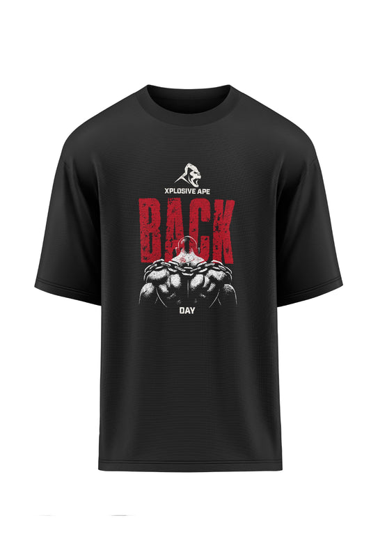XAPE Back Day Oversized Tee - Black