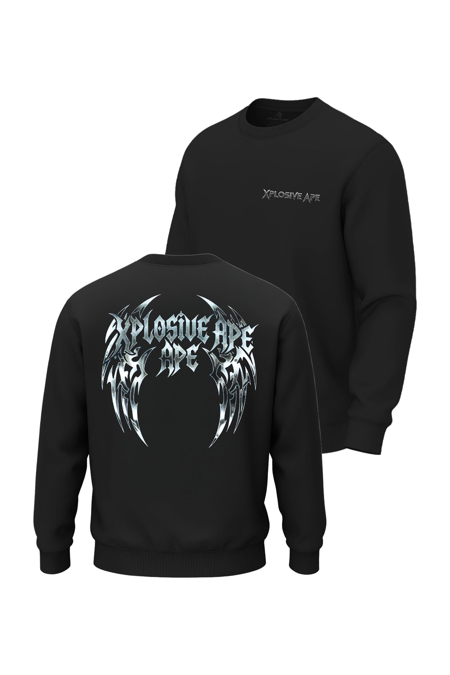 XAPE Chromeblade Wings Sweatshirt - Black