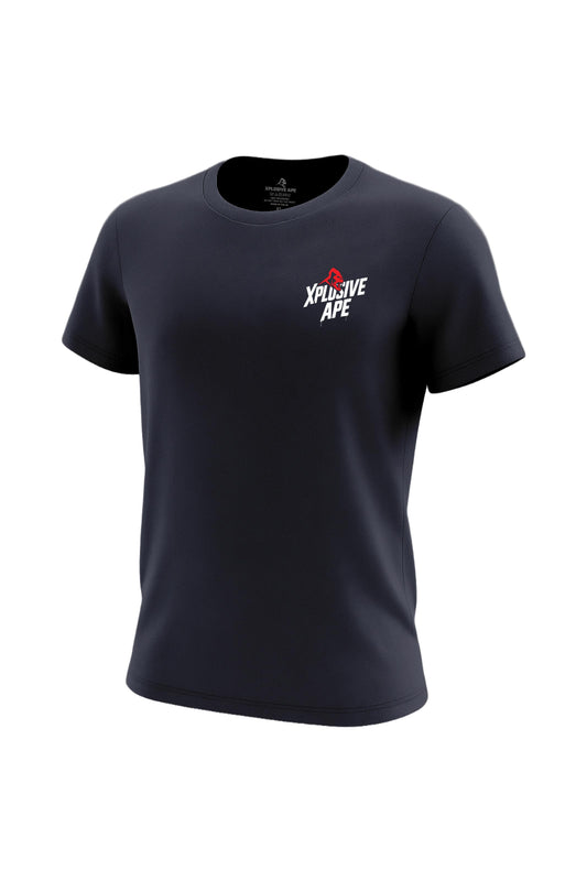 XAPE Classic Stencil Logo X Tech Tee - Navy
