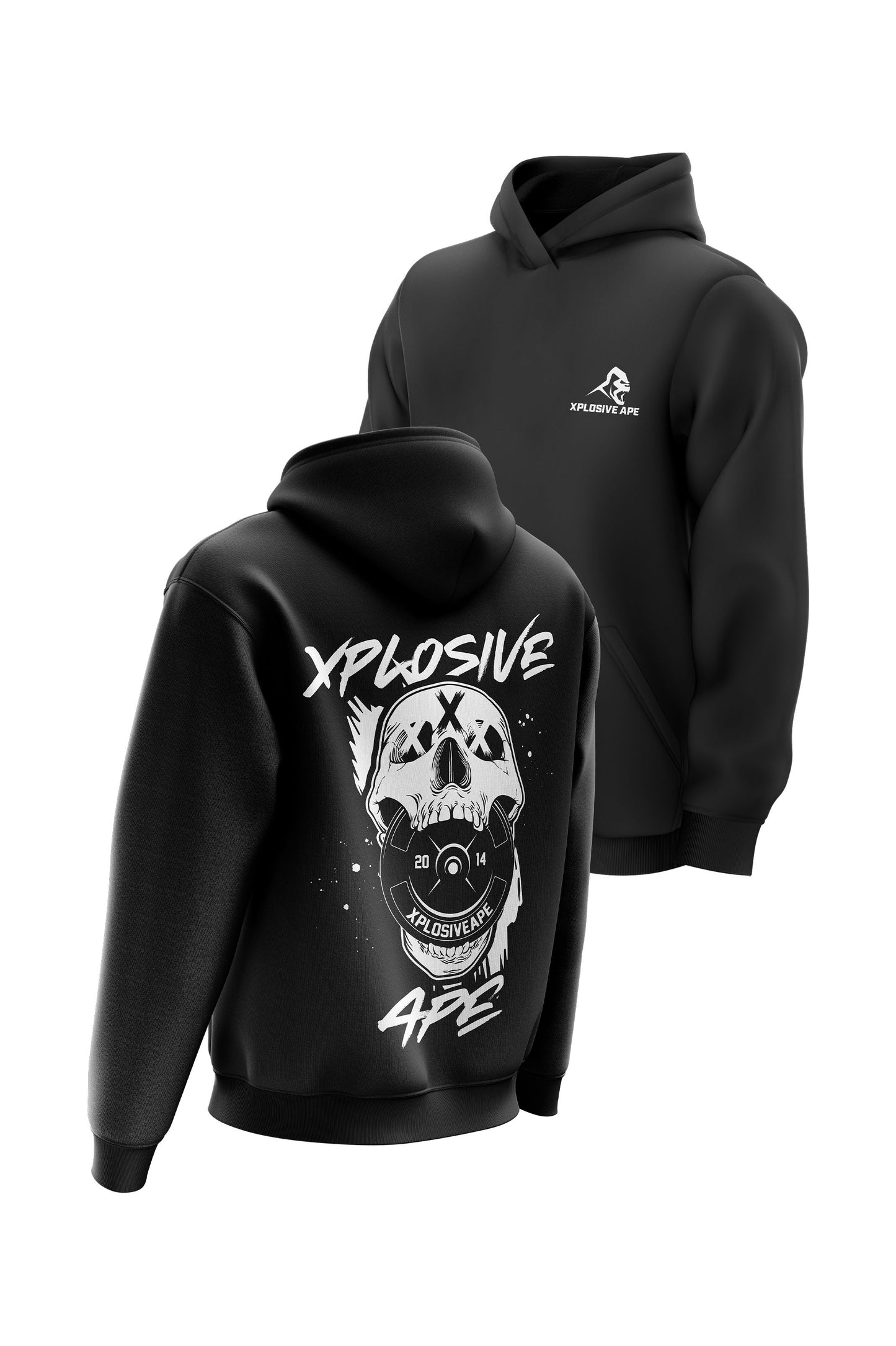 XAPE Cruncher Hoodie - Black