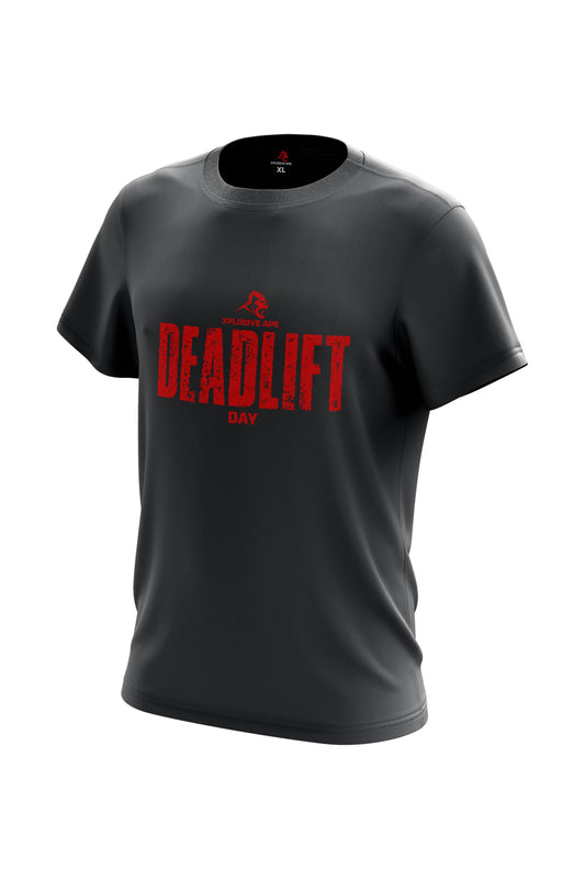 XAPE Deadlift Day V2 Tee - Charcoal