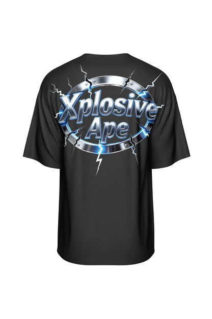 XAPE Electro Seal Oversized Tee - Black