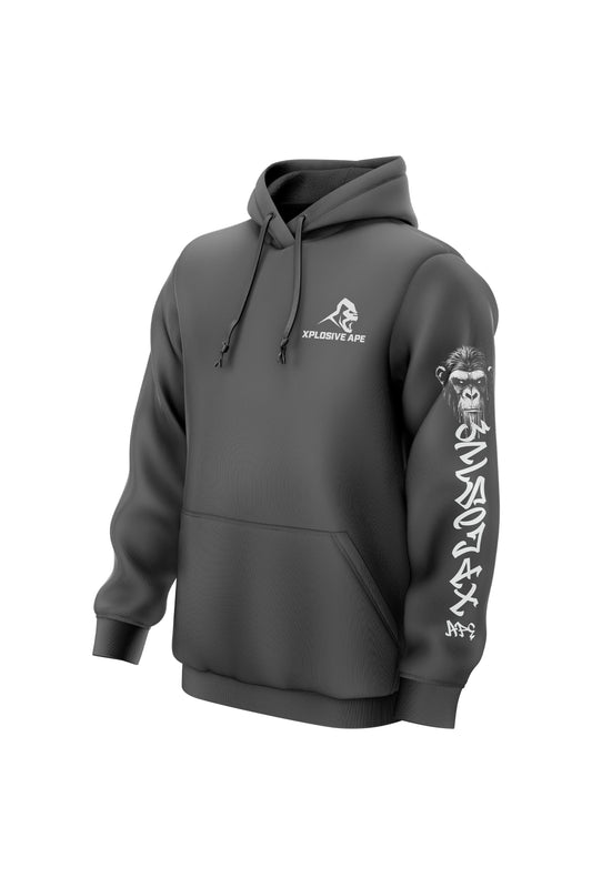 XAPE Endurance Mode String Hoodie - Charcoal