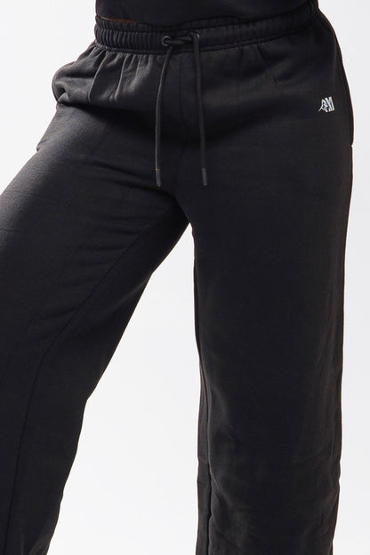 XAPE Core Logo Wide Leg Joggers - Black