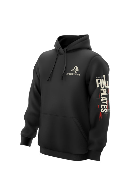 XAPE Full Plates String Hoodie - Black