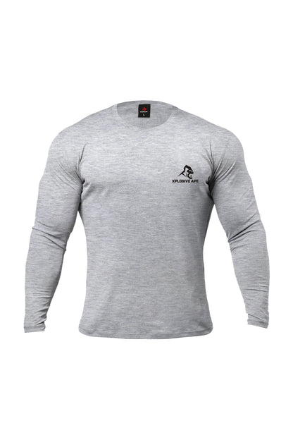 XAPE Futuristic V2 Long Sleeve Tee - Sports Grey
