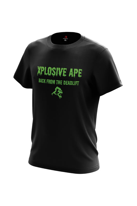 XAPE Back From The Deadlift Tee - Black
