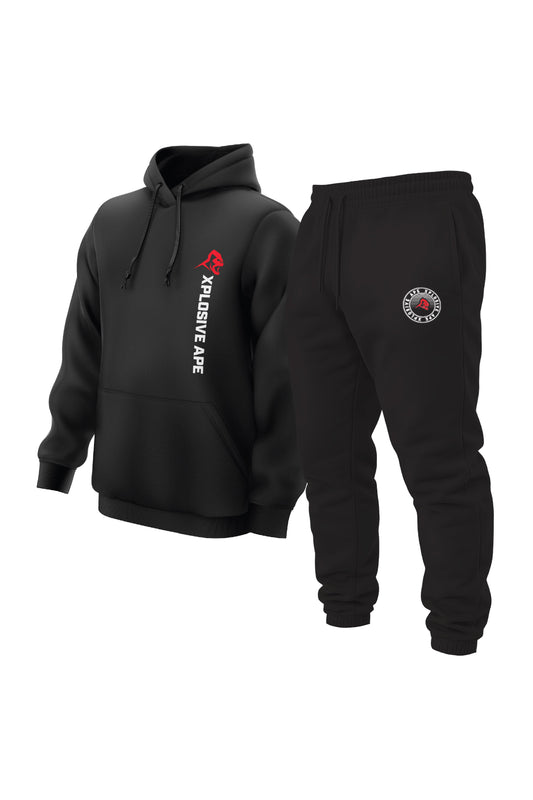 XAPE Originals Hoodie & Venus Joggers Combo - Black