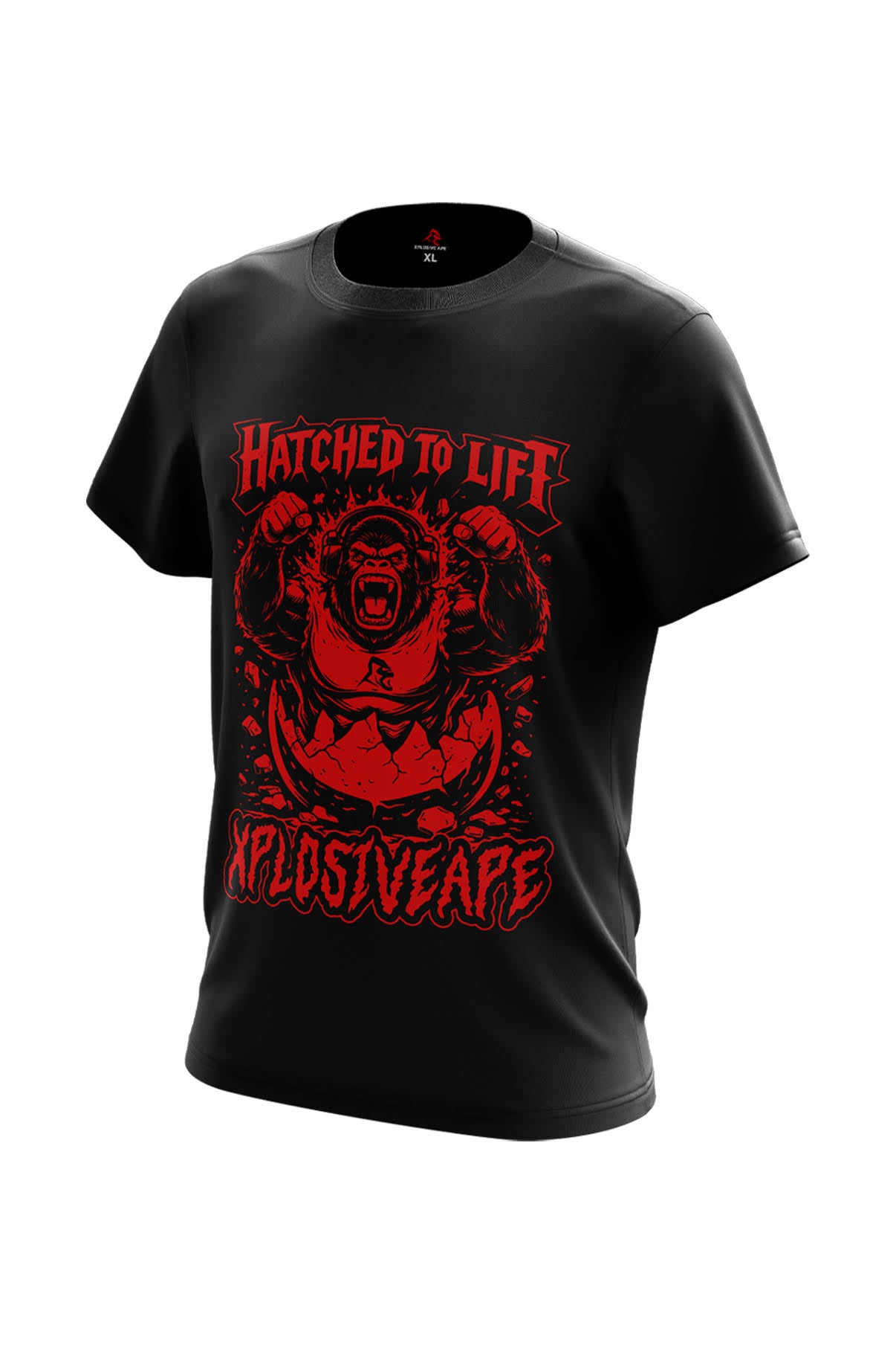 XAPE Hatched Tee - Black