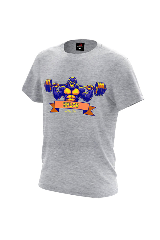 XAPE Lifting Club V2 Tee - Sports Grey