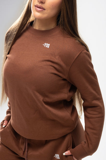 XAPE Core Logo Sweatshirt - Cocoa