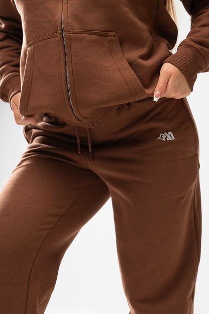XAPE Core Logo Zip Hoodie - Cocoa