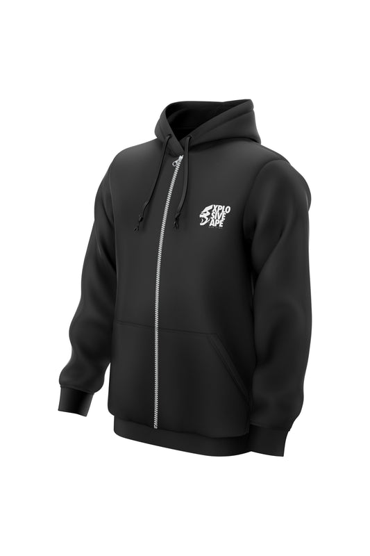 XAPE Ultimate Ape V2 Zip Hoodie - Black