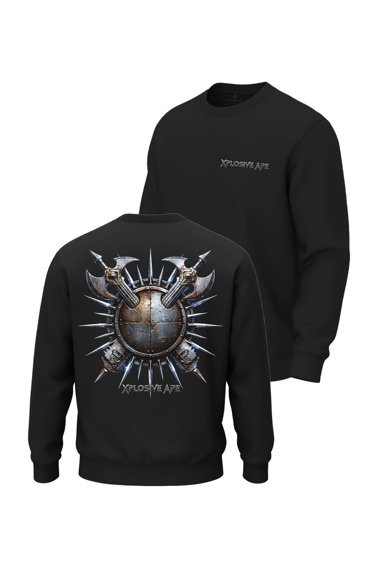 XAPE Warlord Crest Sweatshirt - Black