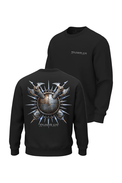 XAPE Warlord Crest Sweatshirt - Black