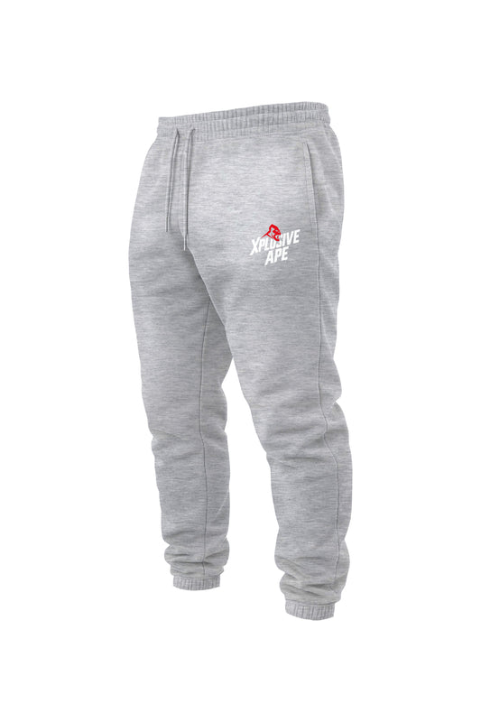 XAPE Classic Stencil Logo Joggers - Heather Grey