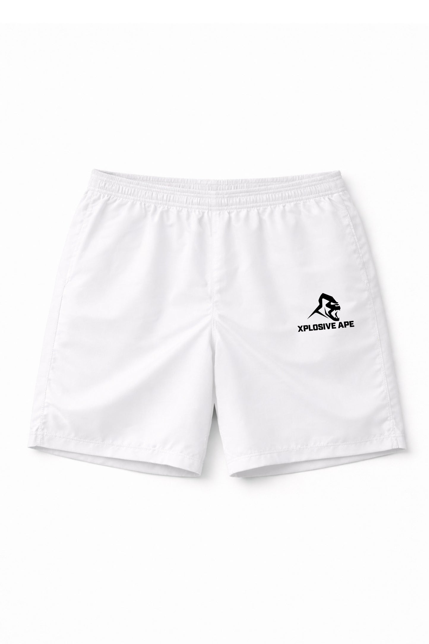 XAPE Classic Logo Mesh Shorts - White