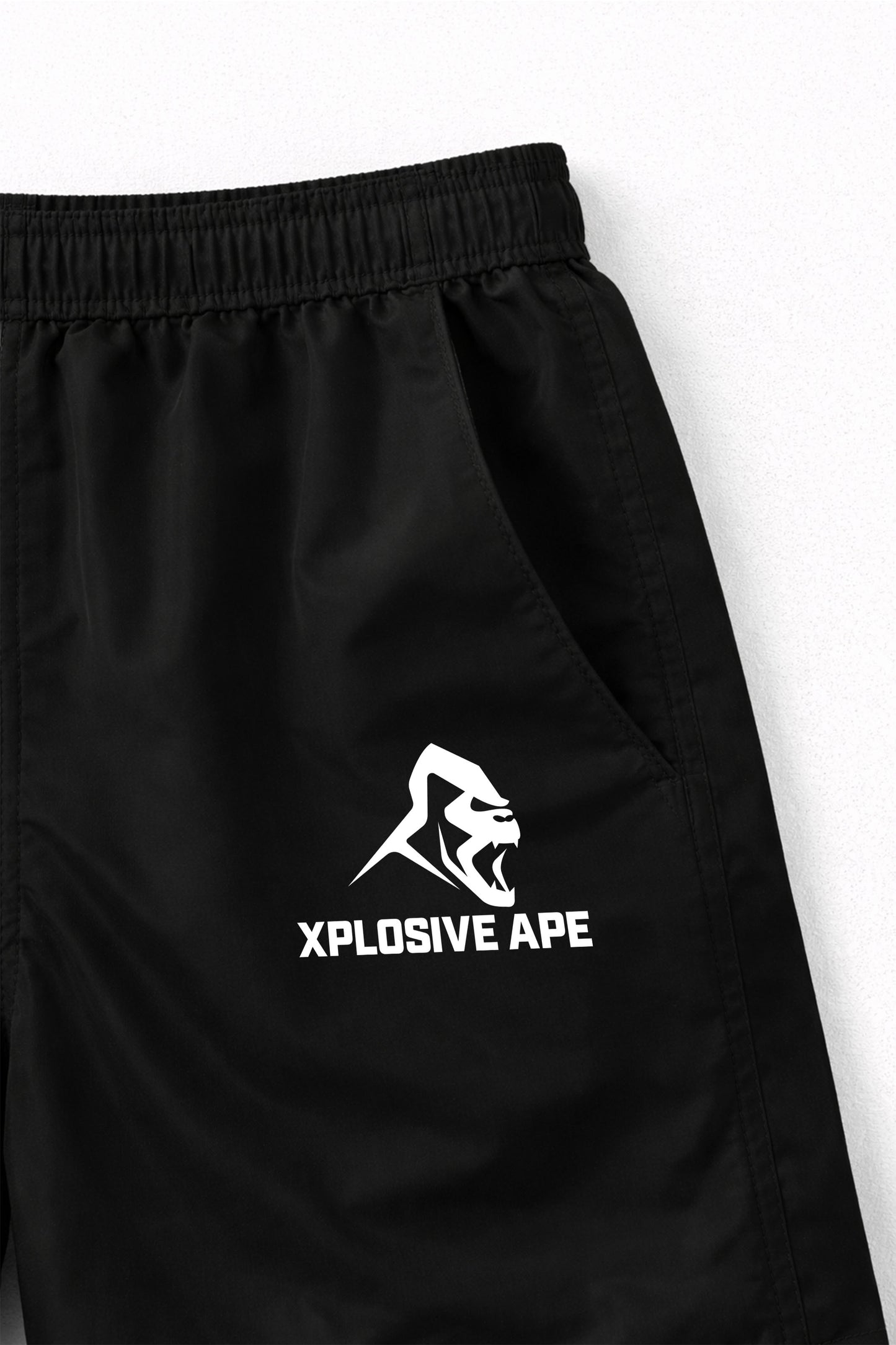 XAPE Classic Logo Mesh Shorts - Black