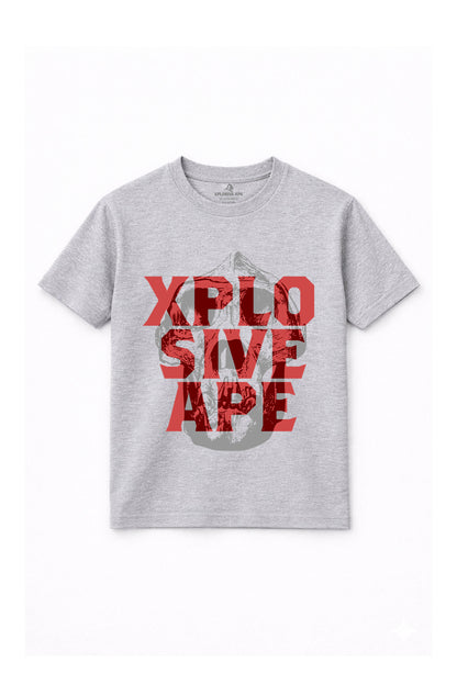 XAPE Ape Head Tee - Sports Grey