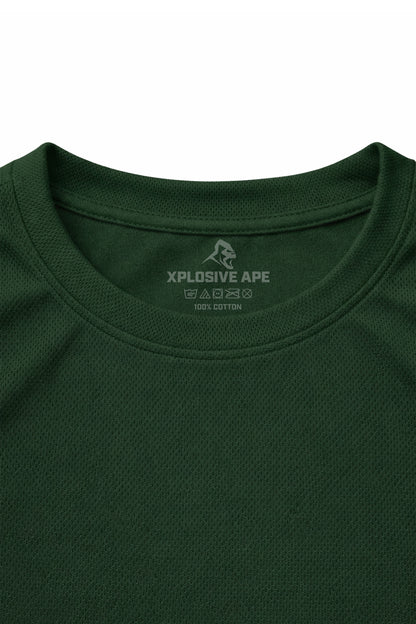 XAPE Classic Badge Logo X Tech Tee - Forest Green