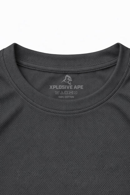 XAPE Classic Strength X Tech Tee - Charcoal