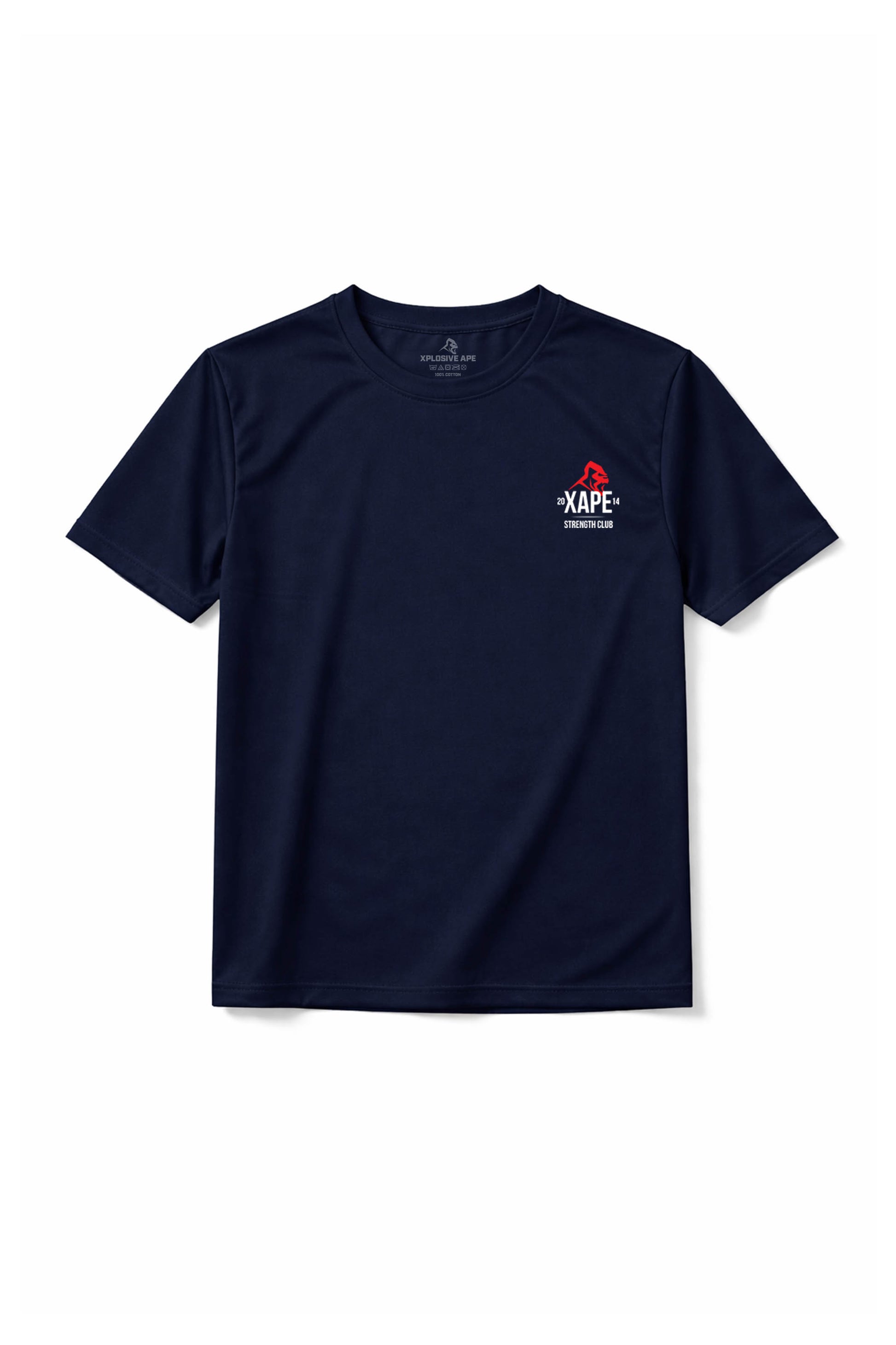 XAPE Classic Strength X Tech Tee - Navy