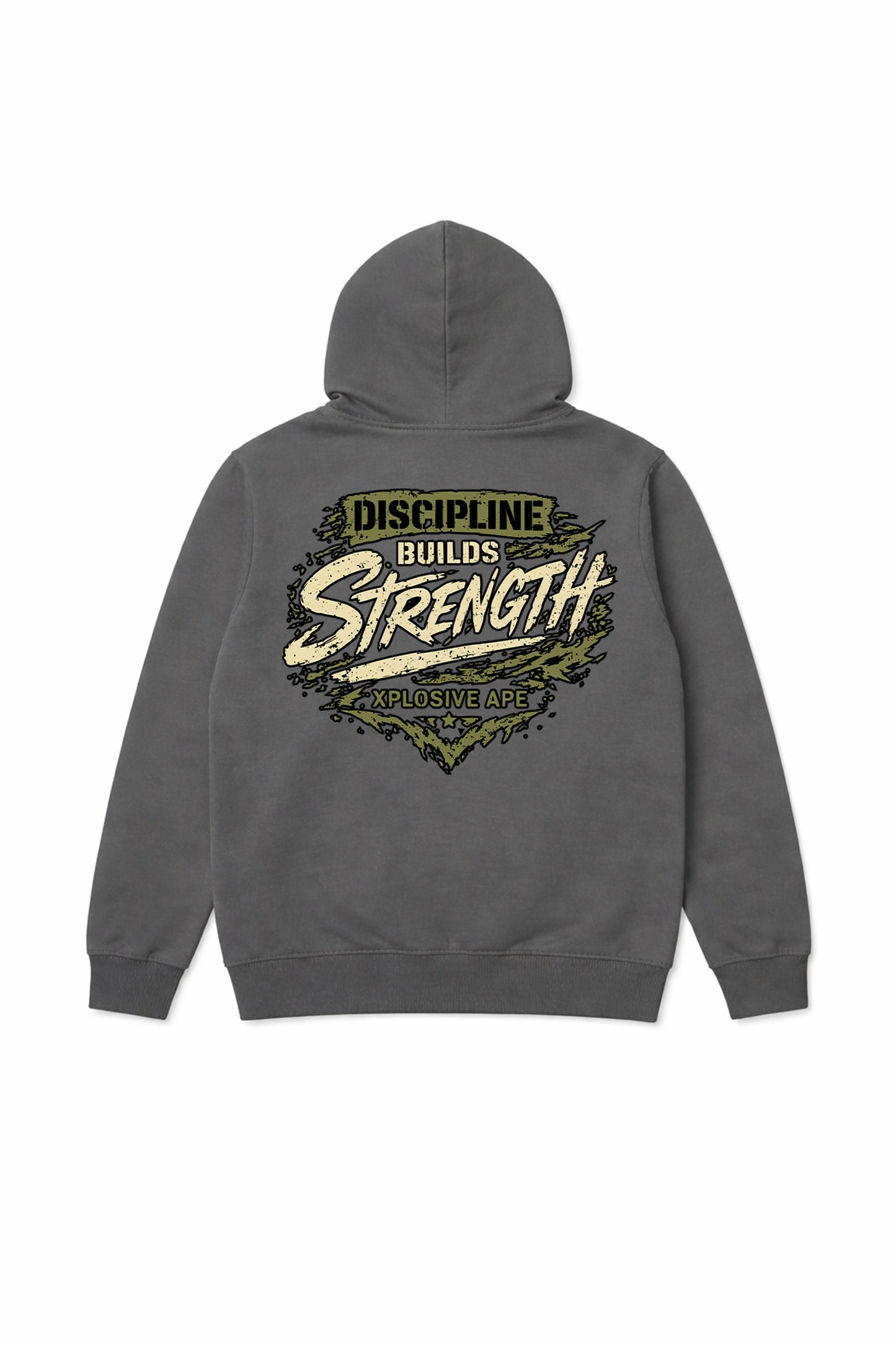 XAPE Discipline Hoodie - Charcoal