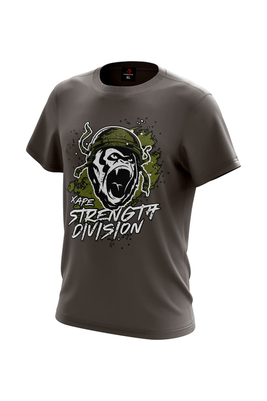 XAPE Division Tee - Charcoal