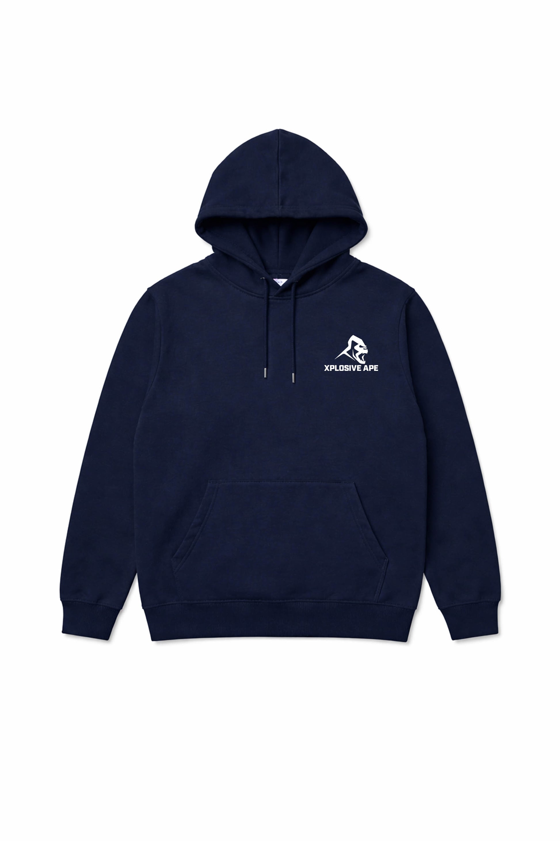 XAPE Don't Talk To Me V2 String Hoodie - Navy