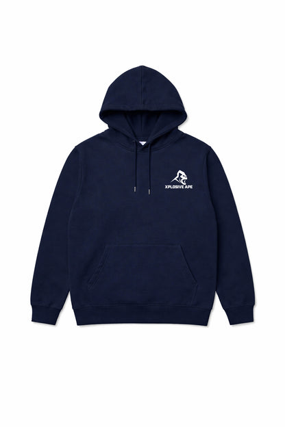 XAPE Don't Talk To Me V2 String Hoodie - Navy