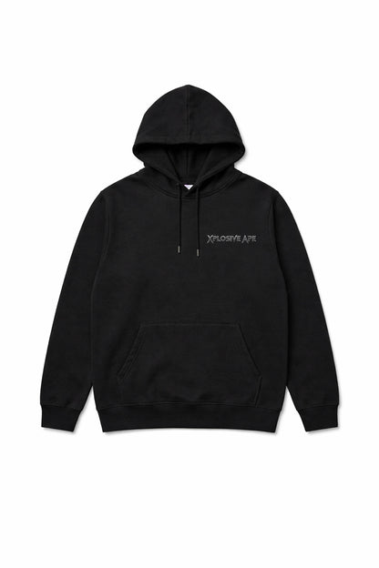 XAPE Double Fang String Hoodie - Black
