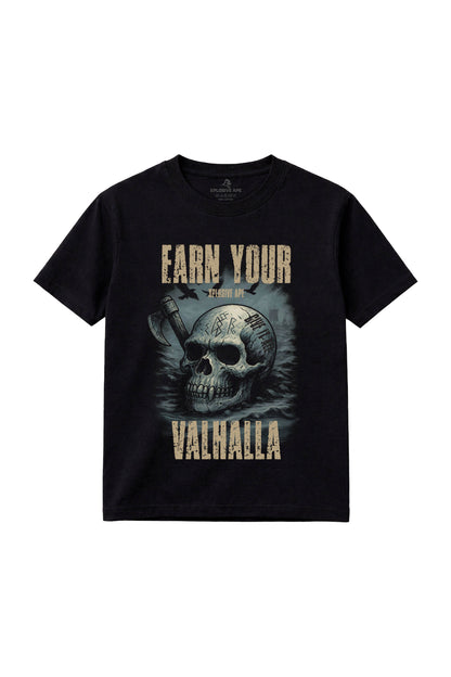 XAPE Earn Your Valhalla Tee - Black