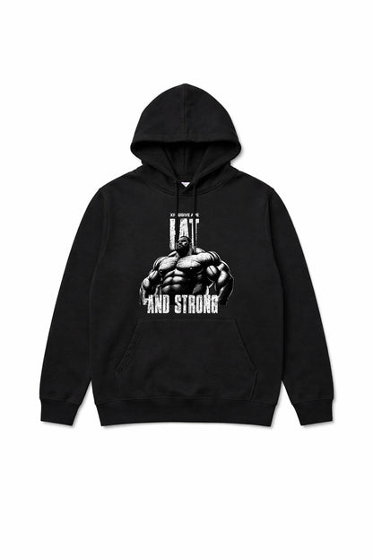 XAPE Fat And Strong V3 String Hoodie - Black