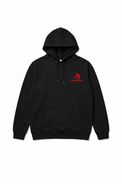 XAPE Flowers String Hoodie - Black