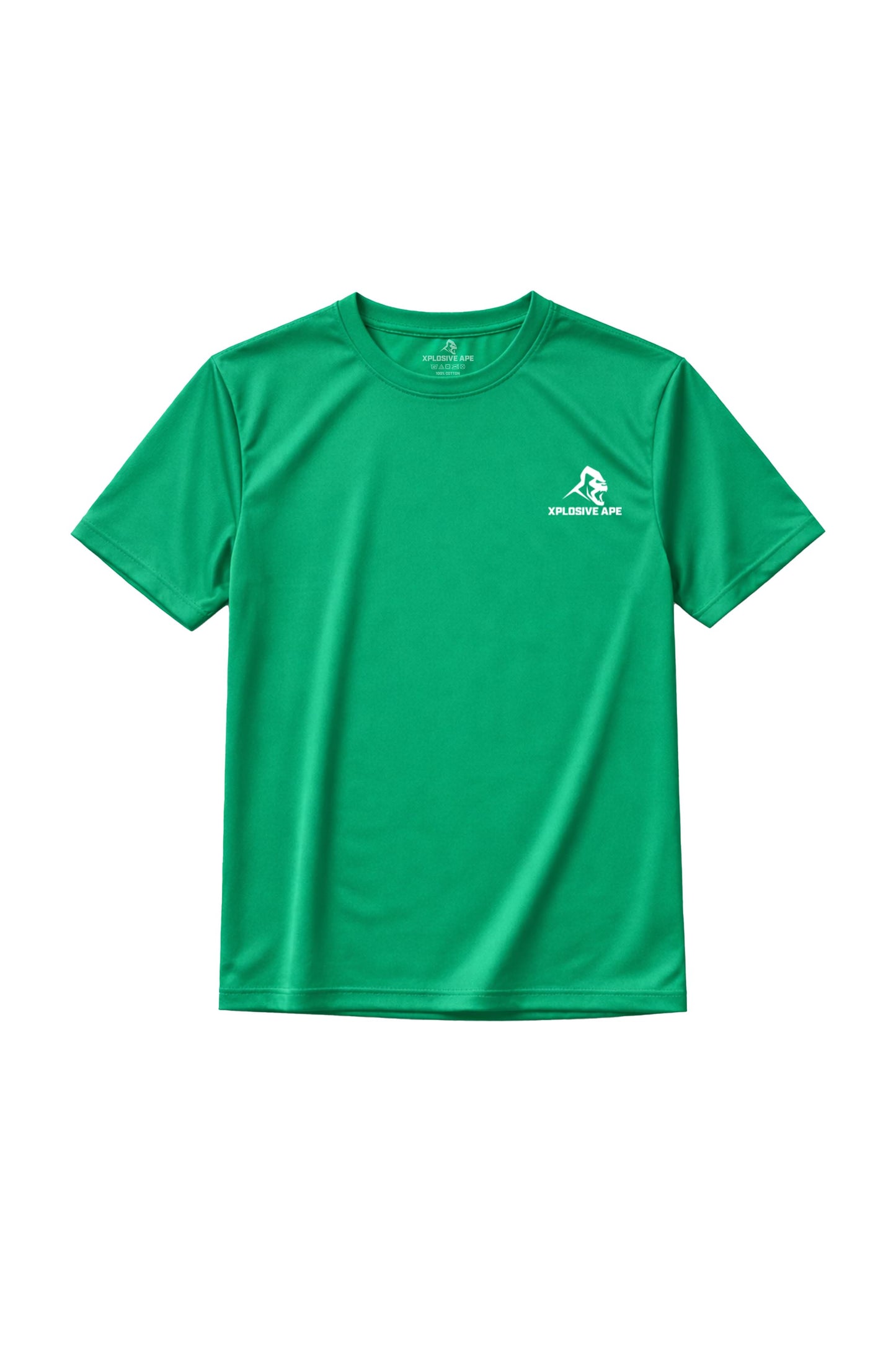 XAPE Garage Strength Tech Tee - Kelly Green