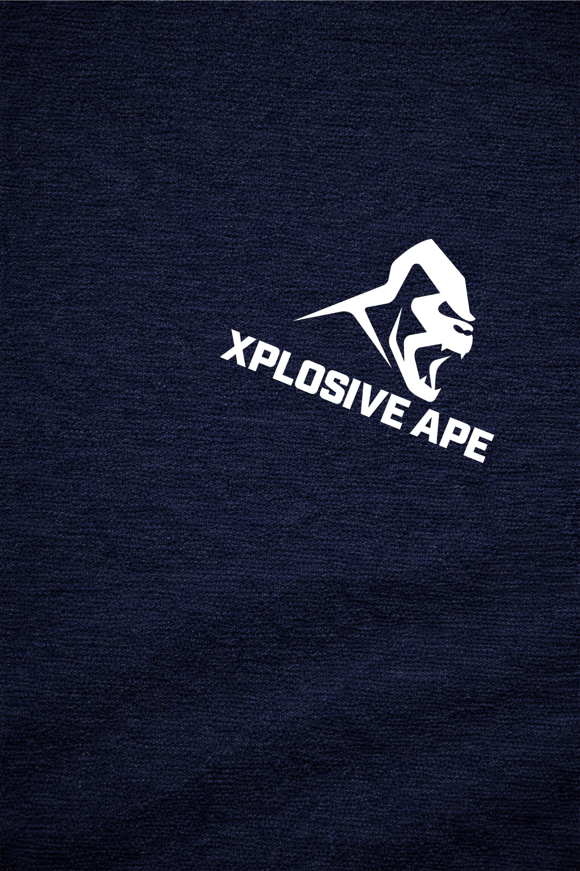 XAPE Graffiti V2 String Hoodie - Navy