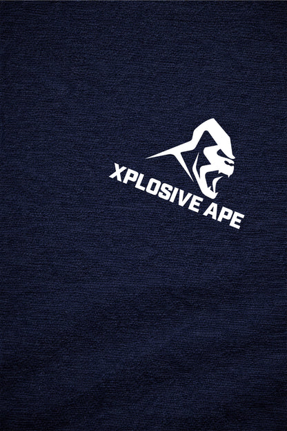 XAPE Graffiti V2 String Hoodie - Navy