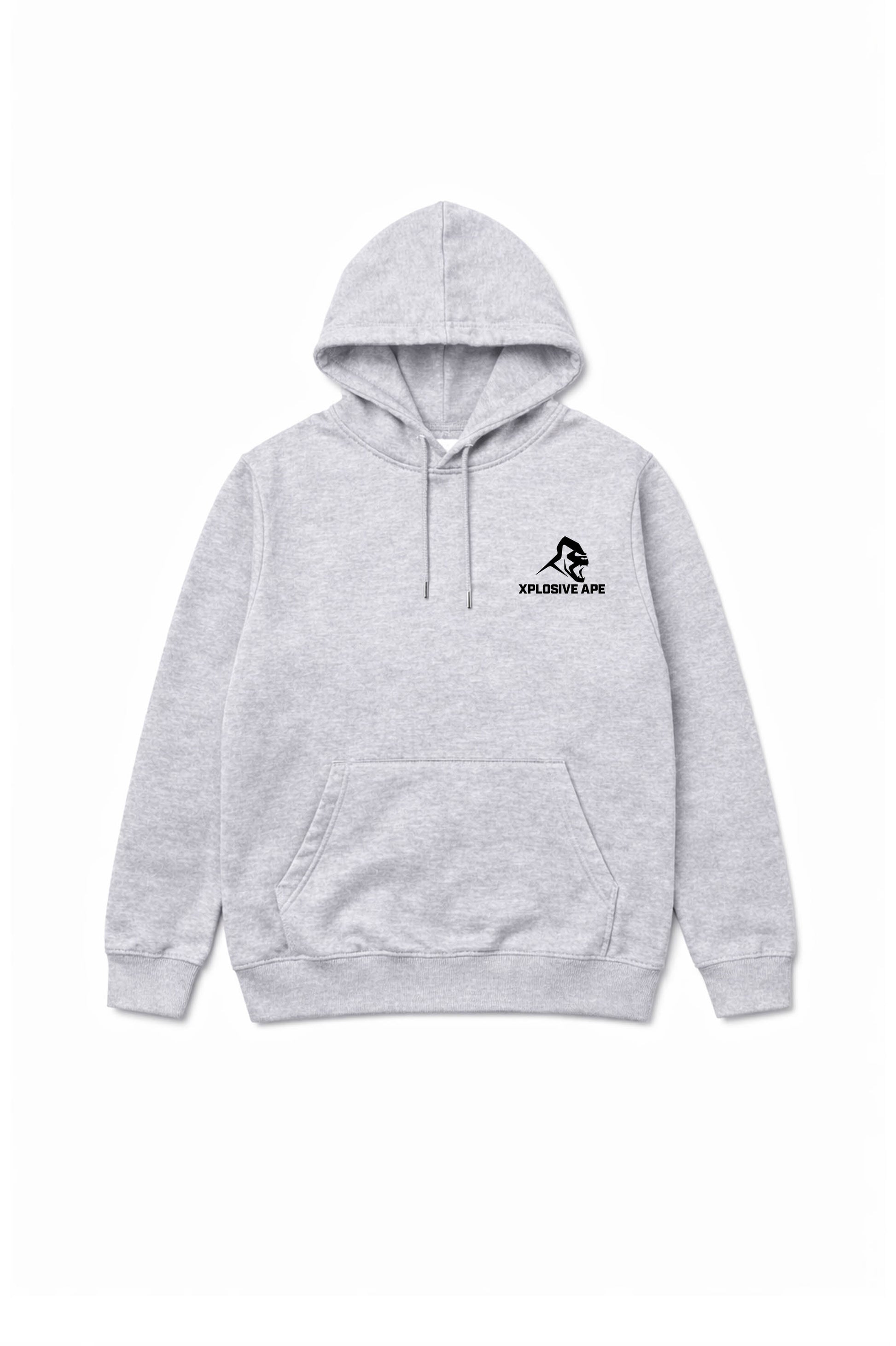 XAPE Graffiti V2 String Hoodie - Sports Grey