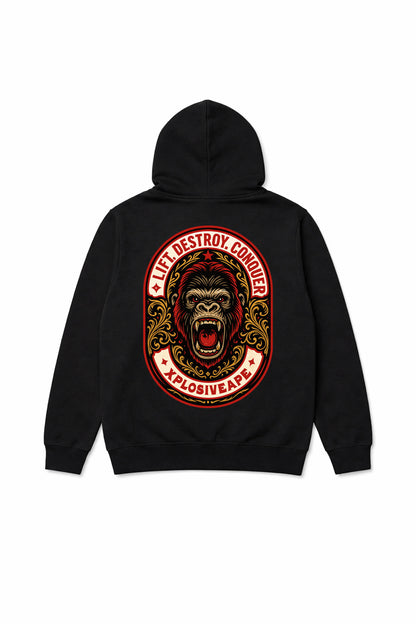 XAPE Heritage String Hoodie - Black