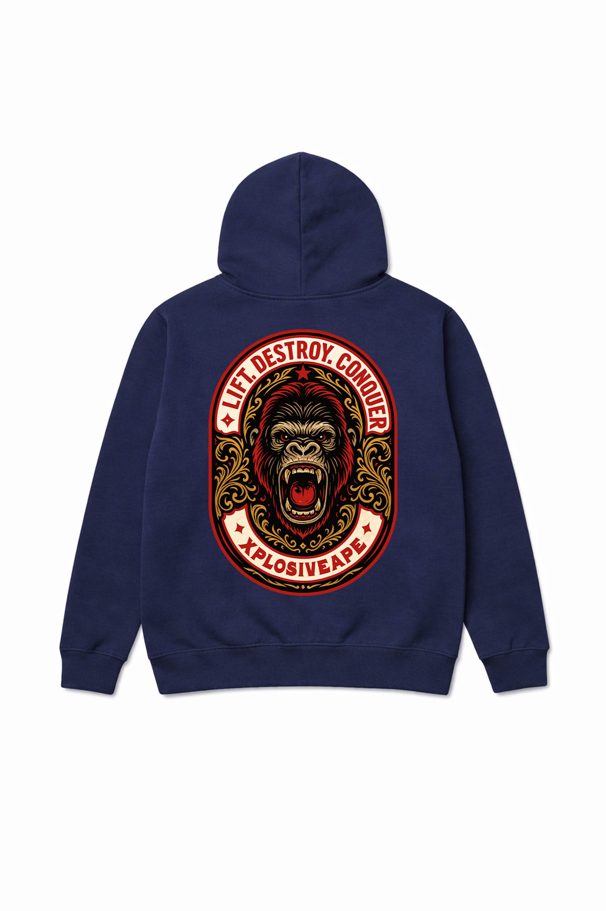 XAPE Heritage String Hoodie - Navy