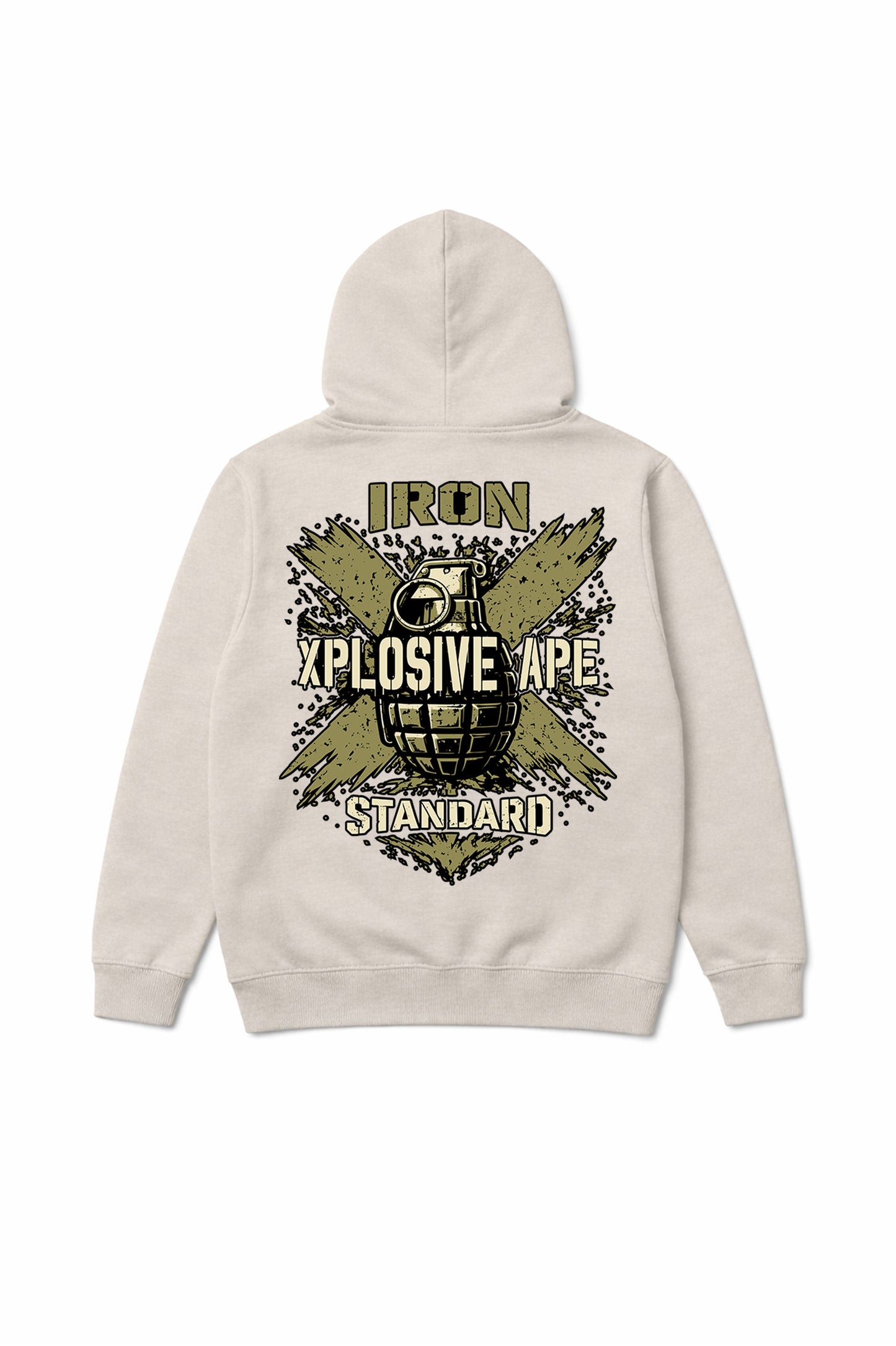 XAPE Iron Hoodie - Stone