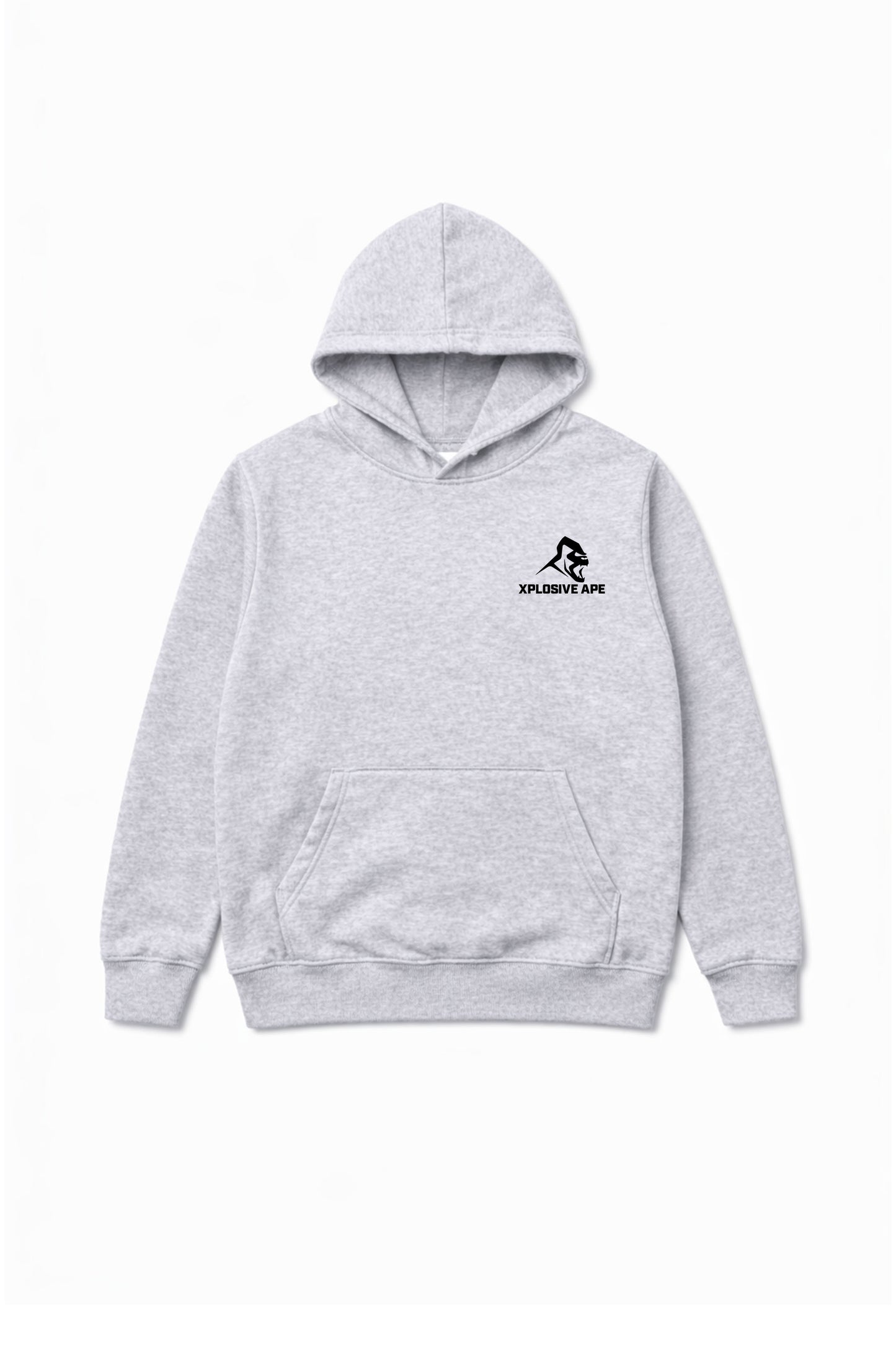 XAPE Old School Hoodie - Heather Grey