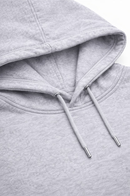 XAPE Original Logo V2 String Hoodie - Heather Grey