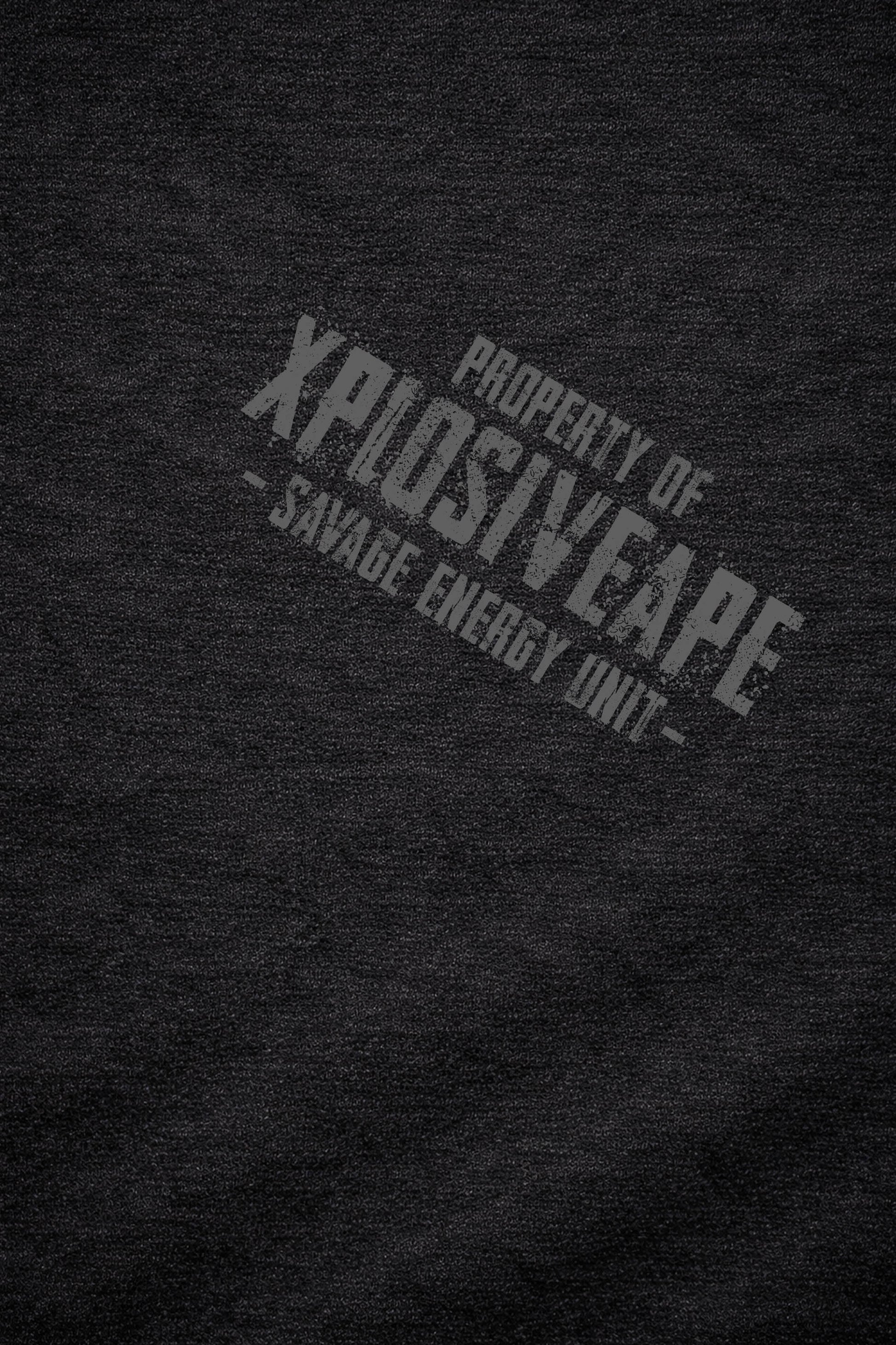XAPE Savage Energy Unit String Hoodie - Black